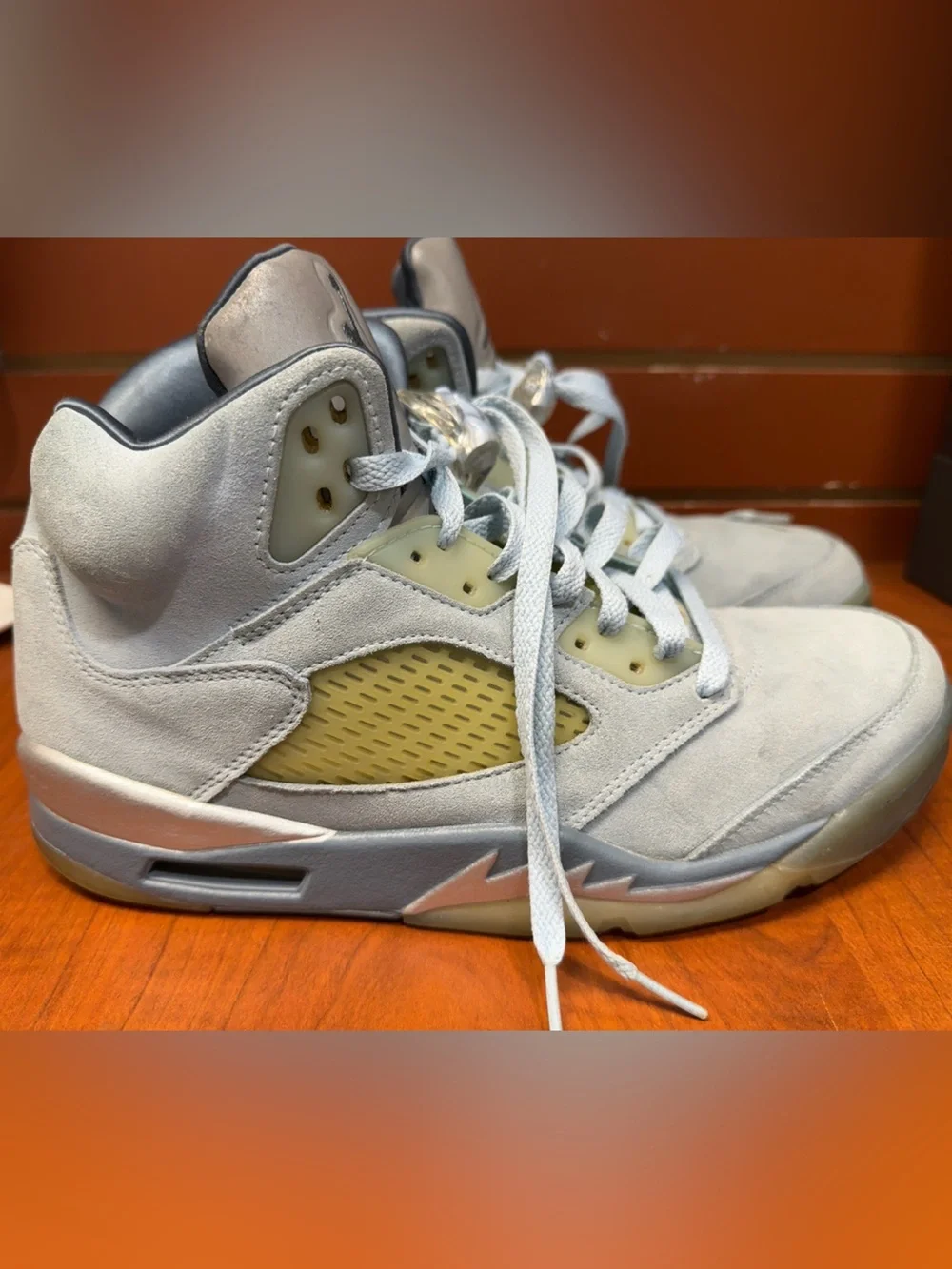 Air Jordan 5 Retro Stealth 2.0 Gray Suede Sneakers Men’s Size 11 DD0587-140